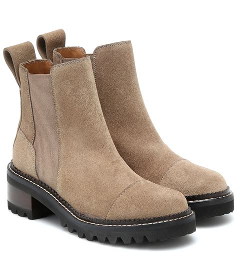 see by chloe mallory chelsea boot|see by CHLOE. combat boots.